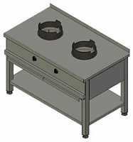 Плита газовая Вулкан KSW 02 8785 WOK